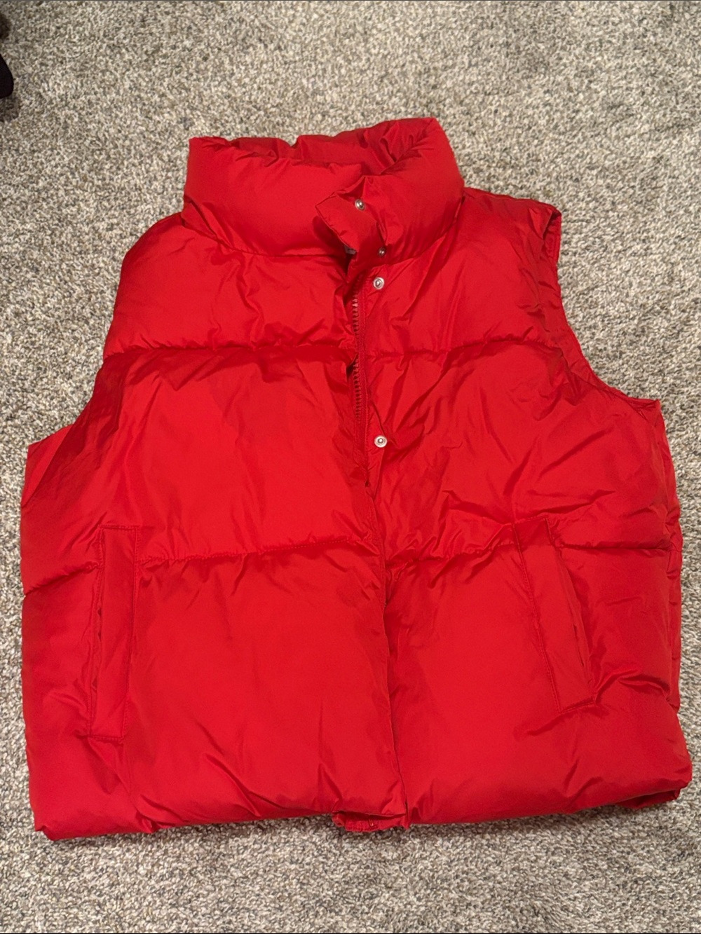 Old Navy Red Puffer Vest